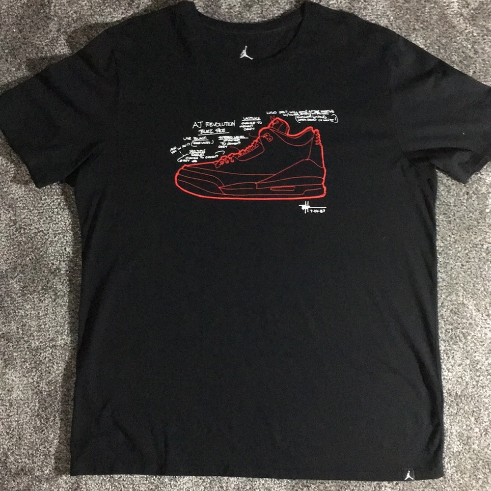 Air Jordan Retro 3 Men’s T Shirt Size XL